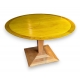 Table ronde à rallonge