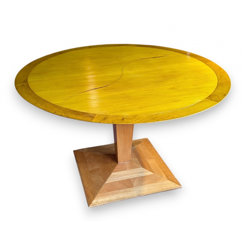 Table ronde à rallonge