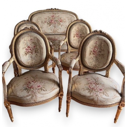 Salon Louis XVI doré
