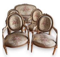 Salon Louis XVI doré