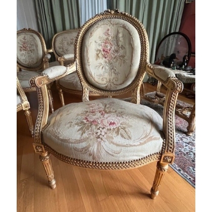 Salon Louis XVI doré