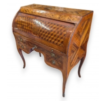 Bureau cylindre en bois de rose