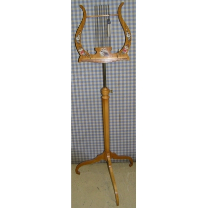Lutrin Porte-musique en bois satiné,