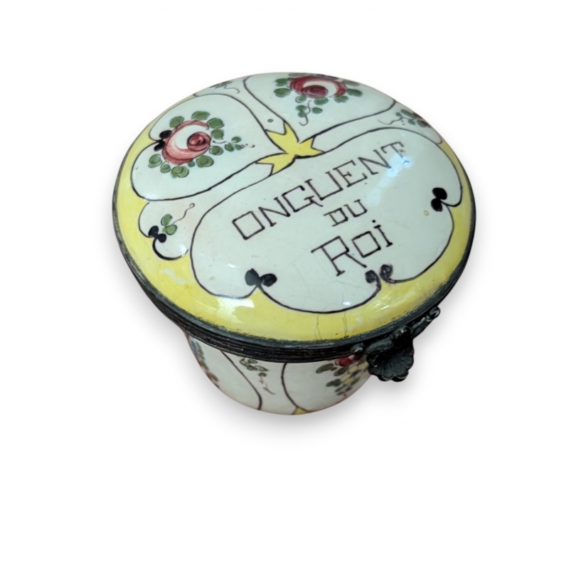Boite en céramique "Onguent du Roi"