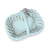 Panier Rose en porcelaine Capo Di Monte