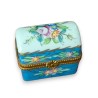 Boite en porcelaine \"Rose\" de Limoges