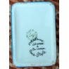 Boite en porcelaine \"Rose\" de Limoges