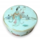 Boite ronde en porcelaine "Femme"