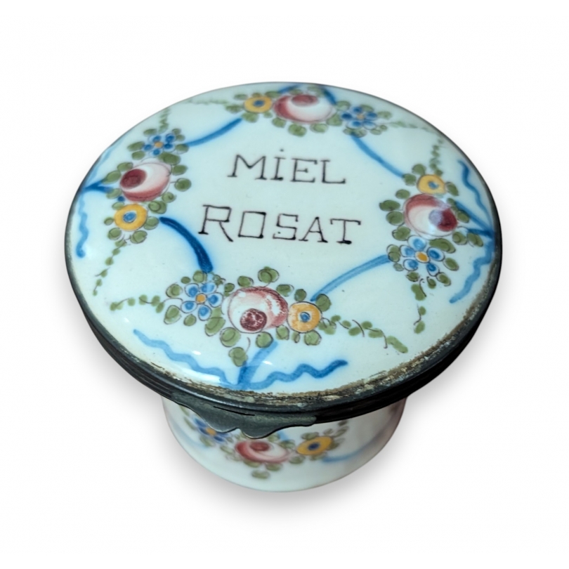 Boite en céramique \"Miel rosat\"