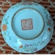 Boite ronde en porcelaine "Vases de fleurs"