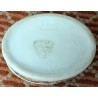 Boite ovale en porcelaine \"Fleurs\"