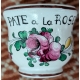 Boite en céramique "Pate à la Rose"