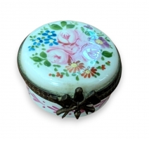 Boite en porcelaine "Roses"