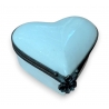 Boite Coeur en porcelaine blanche