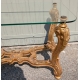 Table basse style Louis XIV bois dorré
