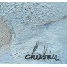 Tableau \"Sandrine\" signé CHABRIER