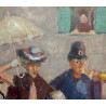 Tableau \"Défilé\" signé A. FREY 59