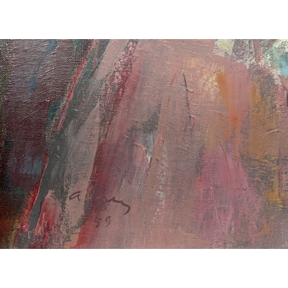 Tableau \"Défilé\" signé A. FREY 59