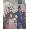 Tableau \"Défilé\" signé A. FREY 59