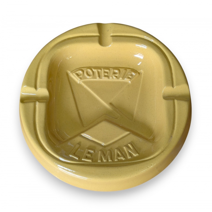Cendrier Poterie du Léman Jaune