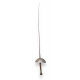 Fleuret d'escrime, garde en aluminium