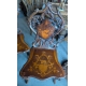 Ensemble de Brienz sculpté et marqueté "Chamois"
