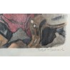 Gravure "La bisaïeule" signée HAINARD