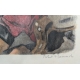 Gravure "La bisaïeule" signée HAINARD