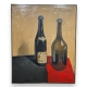 Tableau "Bouteilles" signé MAFLI 79