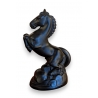 Cheval en verre noir de Saint-Prex