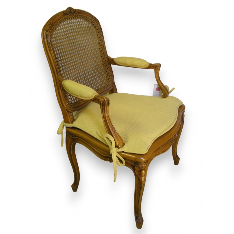 Louis XV-style armchair, model by Moinat SA – Antiques and interior design