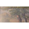 Pastel painting ‘Bord du Lac’, signed ‘A D’
