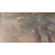 Pastel "Bord du Lac" signé A D
