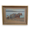 Tableau "La Rade" signé ZUBRITZKY