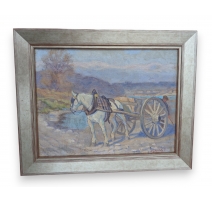 Tableau "Carrière" signé ZUBRITZKY L