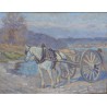 Tableau \"Carrière\" signé ZUBRITZKY L