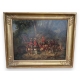 Tableau "Camp au repos" signé A. GANDON