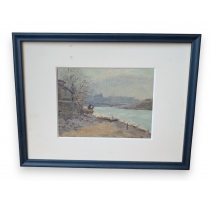 Tableau "Genève" signé ZUBRITZKY 1937