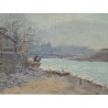 Tableau \"Genève\" signé ZUBRITZKY 1937
