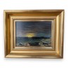 Tableau \"Bord de mer\" signé R. KILCHENMANN