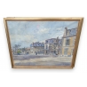 Gouache "Carouge" signée Ch. DE ZIEGLER