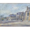 Gouache "Carouge" signée Ch. DE ZIEGLER