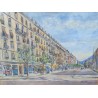 Gouache "Genève" signée Ch. DE ZIEGLER