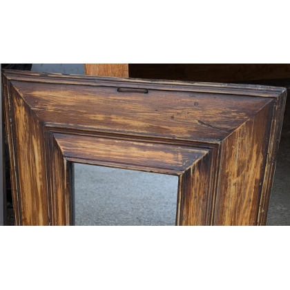 Miroir rectangulaire en bois