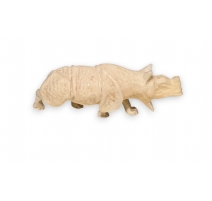 Rhinoceros miniature en ivoire