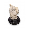 Okimono Bouddha rieur en ivoire