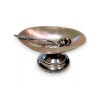 Coupe à caviar en argent et nacre
