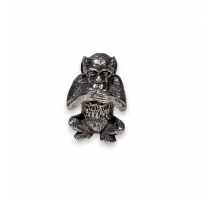 Singe de la sagesse en argent 800