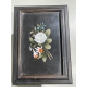 Boite en bois noirci et marqueterie Pietra dura