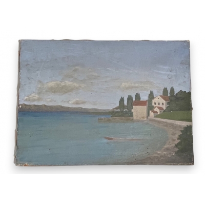 Tableau \"Bord de lac\"